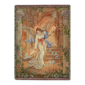Throw/Tapestry - Angel of Light - 100% Cotton - 50" X 60"