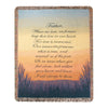 Throw/Tapestry - Forever a Father - 100% Cotton - 50" X 60"