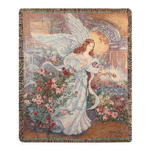 Throw/Tapestry - Angel of Love - 100% Cotton - 50" X 60"