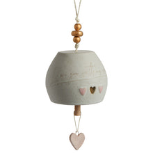 Load image into Gallery viewer, Inspired Bell - Love - Hanging Decoration - Ceramic and Metal