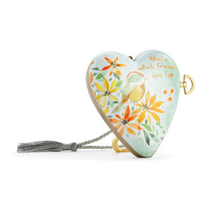 Art Heart Music Box - Friendship - "That's What Friends are For" - Table Sitter