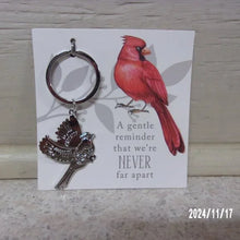 Load image into Gallery viewer, Cardinal Keychain-Choice of verse