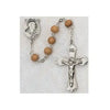 Rosary - Olive Wood Round - With Crucifix