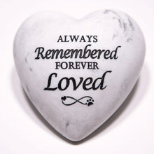 Load image into Gallery viewer, Pet Paperweights-Heart choice of sayings