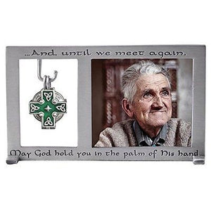 Memorial Picture Frame - Keepsake Urn - Celtic Cross