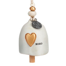 Load image into Gallery viewer, Mini Inspired Bell - Love - Hanging Decoration - Ceramic and Metal