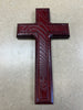 Cross - Cherry Wood - Wall-Mounted - 10" X 5.5"