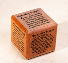 Load image into Gallery viewer, Wooden Prayer Cube - Popular Prayers
