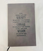 Book-Gray "Serenity" Journal