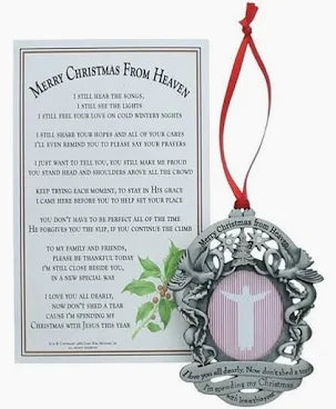 Ornament - Merry Christmas From Heaven