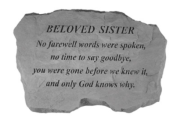 Load image into Gallery viewer, Garden Stone-Beloved Sister-2 Verses to choose from