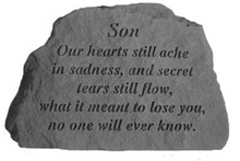 Load image into Gallery viewer, Memorial Garden Stone - Daughter/Son - Our Hearts Still Ache