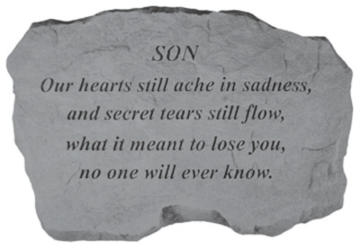 Garden Stone- Son- choice of 2 verses