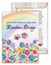 Load image into Gallery viewer, Pet Loss - Forget-Me-Not seeds with Rainbow Bridge Poem