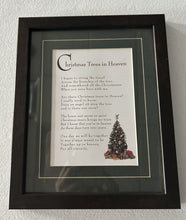 Load image into Gallery viewer, Christmas Trees in Heaven - Matted and Framed