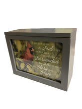 Load image into Gallery viewer, Light Box - &quot;Soul Lives on...&quot; - Picture Frame - Cardinal