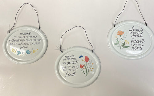 Metal Ornament-Mini Memorial Signs