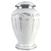 Keepsake Urn-Victorian Night, Ruby, and White