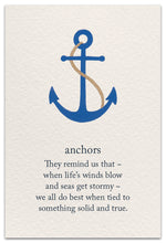 Load image into Gallery viewer, Greeting Card - Friendship - &quot;Anchors&quot;