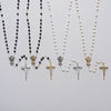 Rosary-First Communion Black/White and Gold/Silver