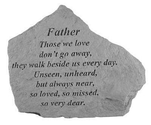 Garden Stone-Mother/Father "Those we love...."