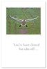 Greeting Card - Retirement - "You've been cleared for take off..."