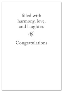 Greeting Card - Wedding - "May your wedding mark the start of a family..."