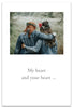 Greeting Card - Birthday - "My heart and your heart..."