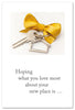 Greeting Card - New Home - "...feeling like its right where you belong."