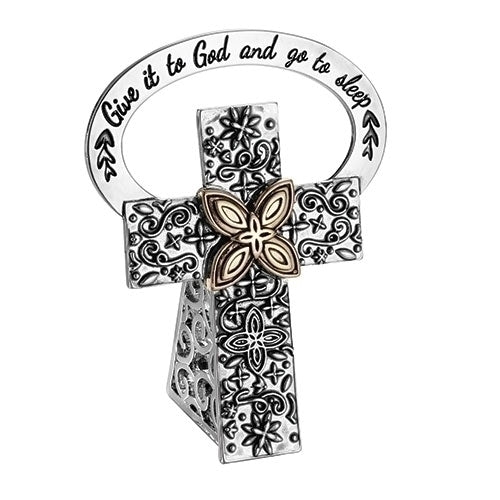 Bedside cross-Give it to God Prayer Box