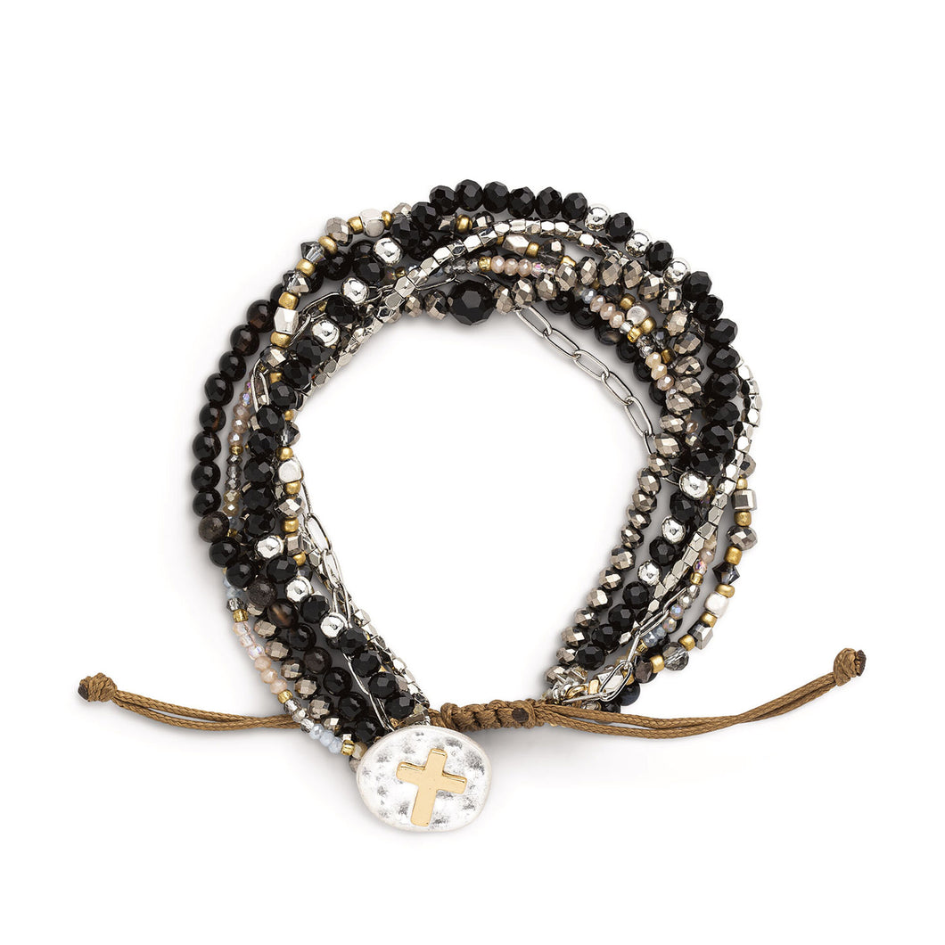 Bracelet - Your Journey: Prayer - Beaded Love - Multiple Color Options