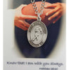 Necklace-St. Christopher Sports Medal ~ Boys Football