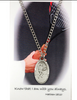 Necklace-St. Christopher Sports Medal ~ Boys Tennis