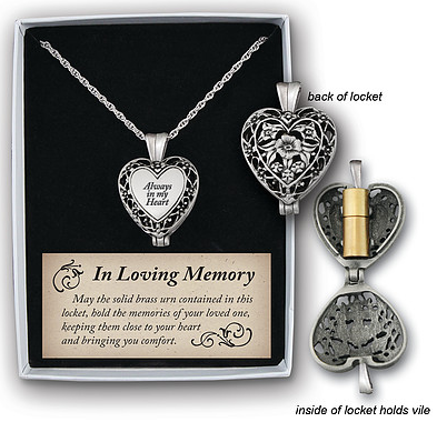 Memorial locket store