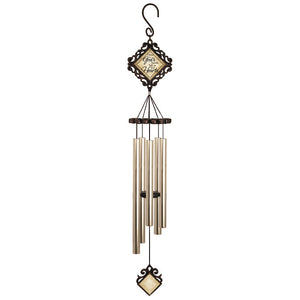 Wind Chimes - Vintage Style - "Now in God's hands, still in our hearts"