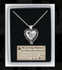 Memorial Pet Locket - Always in my Heart with Paw Print