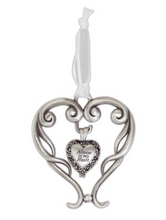 Load image into Gallery viewer, Memorial Heart Ornament ~ Always in my Heart