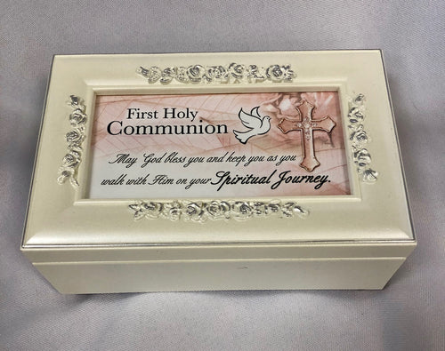Music Box ~ First Communion (ivory finish)
