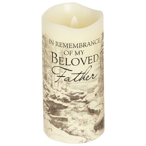 Everlasting Glow 6" Candle ~ "Father"