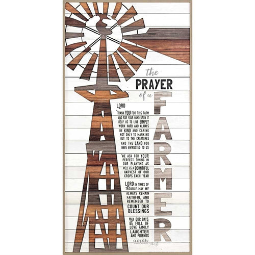 Plaque - Prayer of a Farmer