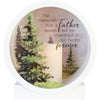 Shadow Box Lantern - "The memories that a Father leaves..." - Candle - Forest Motif