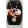 Necklace-St. Christopher Sports Medal ~ Girls Softball