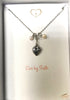 Necklace-Faith Heart with Pearls