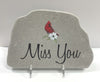 Garden Stone~Cardinal "Miss You"