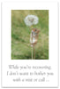 Greeting Card - Feel Better - "...wishing you well from afar!"