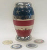 Keepsake Urn - Stars and Stripes - Add branch emblem
