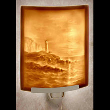 Load image into Gallery viewer, Nightlight-Color &quot;Lighthouse&quot; or Plain Bisque Porcelain $42.00/$33.95