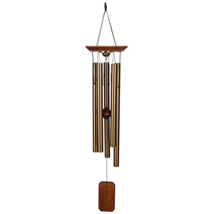 Wind Chime - Large Memorial Chime - Wood/Bronze - 36"