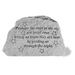 Garden Stone-"Perhaps the stars in the sky..."