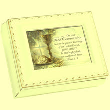 Load image into Gallery viewer, Treasure Box ~ First Communion Black or Ivory